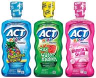 🌈 variety pack of act kids mouthwash logo