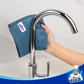 img 1 attached to MR SIGA Microfiber Cleaning All Purpose Towels Cleaning Supplies ~ Household Cleaners