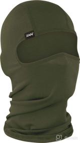 img 1 attached to ZANheadgear Polyester Balaclava Black White