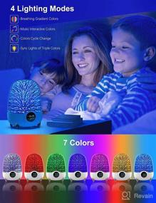 img 3 attached to 3D Glass Starry Night Light Bluetooth Speaker