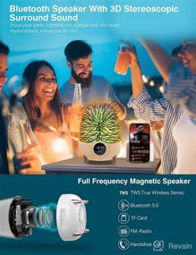 img 2 attached to 3D Glass Starry Night Light Bluetooth Speaker