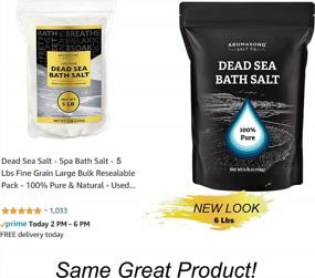 img 3 attached to Bulk Pack Of Aromasong Dead Sea Bath Salt Soak - 6Lbs For A Relaxing Spa Experience