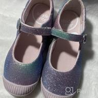 img 1 attached to 👟 Rose Gold Toddler Shoes for Girls - Size 8.5, Flats Included review by Marcela Taylor
