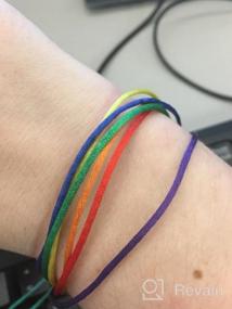 img 6 attached to Handmade Rainbow Pride Bracelets In Various Styles For Men And Women - Perfect Accessory For LGBT Pride Parades And Festivals