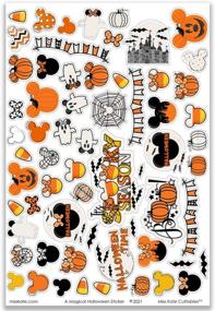 img 2 attached to Disney Halloween Scrapbooking Card Making Crafting Kit - 20 Double-Sided 12X12 Papers With 39 Designs & 1 8X12 Sticker Sheet By Miss Kate Cuttables