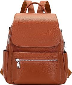 img 4 attached to Backpack Rucksack O138E Classic Black Women's Handbags & Wallets : Fashion Backpacks