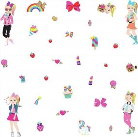 img 2 attached to Transform Your Room With Jojo Siwa Cartoon Wall Decals – RoomMates RMK4253SCS
