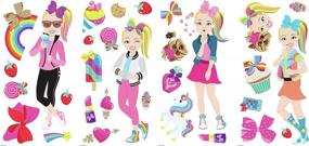 img 3 attached to Transform Your Room With Jojo Siwa Cartoon Wall Decals – RoomMates RMK4253SCS