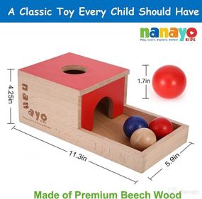img 3 attached to Nanayo 4-in-1 Montessori Play Kit: Object Permanence Box, Coin Box, Carrot Harvest Game, Matchstick Color Drop Game – Toys for Babies 6-12 Months, 1 Year, 2 Year, and 3 Year