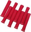 8-pack red wire boots with heat shield protector sleeve for sbc bbc spark plug wires - rated up to 1200° logo