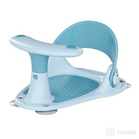 img 3 attached to NARSKIDO Baby Bath Seat with Detachable Handle and Temperature Card - Ideal Infants Bathtub Chair for 6-36 Months Children to Sit Up and Enjoy