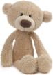 gund 22” classic teddy bear stuffed animal toothpick for ages 1 and up, beige logo