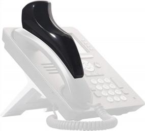 img 4 attached to Black Phone Shoulder Rest For Landline Telephones - Softalk II Accessory (00801M)