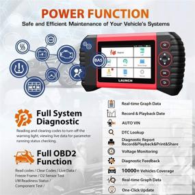 img 2 attached to 🔧 2022 Новейший инструмент для сканирования LAUNCH CRP Touch PRO Elite - Диагностический сканер всех систем для Android, 7 Сервисов сброса: Масло, SAS, EBP, BMS, DPF, Отвод ABS, Адаптация дроссельной заслонки, Автоматический VIN - Бесплатное обновление в один клик.