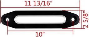 img 2 attached to ⚙️ Increase Winching Performance with Astra Depot 10" High-Grade CNC Billet Aluminum Hawse Fairlead