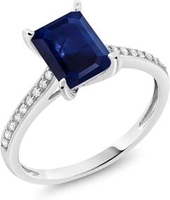 img 4 attached to 💍 Exquisite Gem Stone King Engagement Jewelry for Women - Stunning Wedding & Engagement Accessories