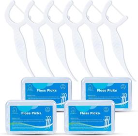 img 4 attached to JIVWOO Dental Floss Picks Convenient