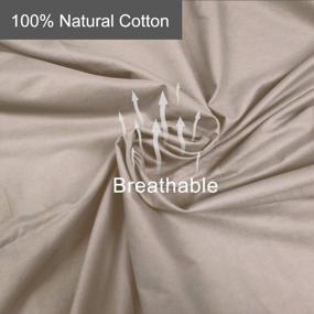 img 1 attached to YEMYHOM 100% Breathable Weighted Blanket With Removable Cotton Duvet Cover For Easy Clean Heavy Blankets For Adult And Kids 15 Lbs 48''X72'' Twin Size Stone