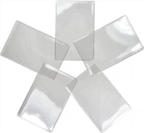 img 1 attached to Protect Your New Medicare Card With 5 Clear 6Mil Holder Sleeves