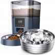 automatic pet water fountain and 17-cup cat feeder by oneisall logo