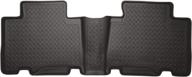 husky liners classic style series 2nd seat floor liner in black, 65971, compatible with 2006-2012 toyota rav4, individual piece логотип