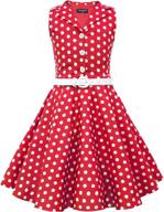 blackbutterfly vintage polka 🦋 dot girls' dress - holly collection logo