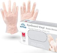 🧤 latex-free basic medical exam gloves (medium) - 100 gloves, powder-free logo
