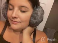img 1 attached to Winter Fashion Faux Fur Ear Muffs for Women and Girls with Adjustable Headband for Ear Warmer review by Laura Belisle