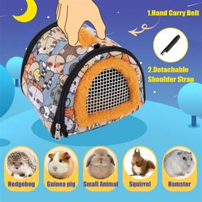 img 2 attached to Portable Breathable Outgoing Hedgehog Detachable Small Animals