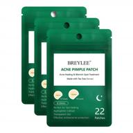 breylee acne pimple patch tea tree oil healing zit hydrocolloid (66 count, 10mm+12mm) logo