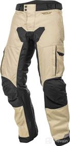 img 4 attached to 🏍️ Fly Racing Terra Trek Pants: Sand SZ 38, Size 38 - Premium Protective Motorcycle Gear