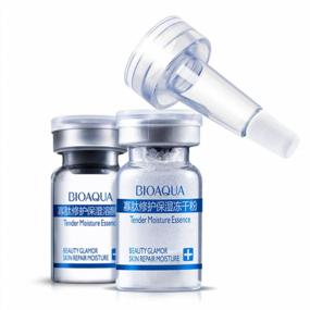 img 4 attached to BIOAQUA Oligopeptide Moisturizing Essence Powder For Youthful And Radiant Skin - Skin Repair With 3 Sets Of 200Mg And 6Ml