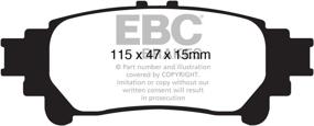 img 1 attached to EBC Brakes DP61850: Performance Upgraded Greenstuff Brake Pads for Trucks and SUVs