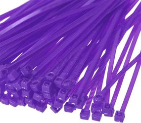 img 2 attached to Uxcell Nylon Self Locking Purple 100Pcs