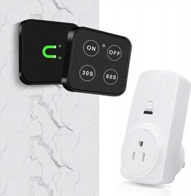 img 4 attached to Make Waste Disposal A Breeze With Garbage Disposal Wireless Switch Kit And Portable Timer Remote