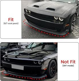 img 2 attached to Hoolcar Splitter Protector 2015 2021 Challenger Exterior Accessories best: Bumpers & Bumper Accessories