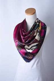 img 2 attached to Scarves Headscarf Sleeping Paisley Pattern Women's Accessories - Scarves & Wraps