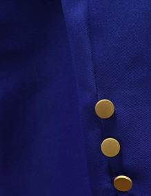 img 2 attached to Crubelon Men‘S Steampunk Vintage Jacket Gothic Victorian Frock Coat Uniform