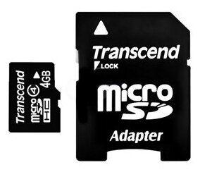 img 3 attached to Transcend microSDHC 4 GB Class 4 UHS-I Memory Card SD Adapter