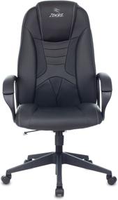 img 3 attached to Компьютерное кресло Zombie 8 игровое, обивка: искусственная кожа, цвет: черный