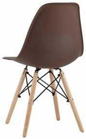 img 3 attached to STOOL GROUP Style DSW chair set, metal, 4 pcs., color: brown