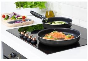img 1 attached to Set of frying pans Tefal Ingenio Black 04131810 3 pr. black