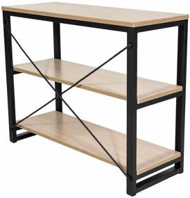 img 3 attached to Bookcase #PARKER SHELF II Shimo Black Ash