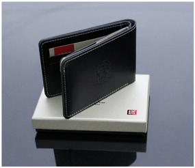 img 1 attached to Men's leather wallet MK-S black Apache RFID