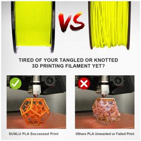 img 3 attached to Plastic, Filament, Felament for SUNLU PLA 3D printer Yellow