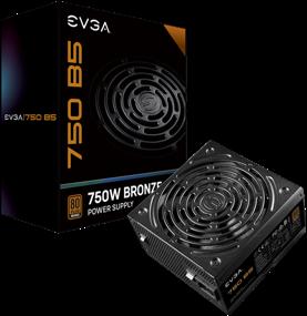 img 1 attached to Power Supply EVGA B5 80 Plus Bronze 750W, 220-B5-0750-V2 black