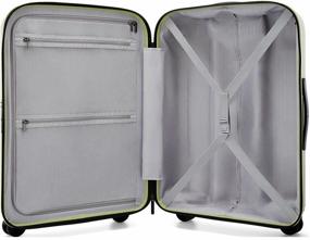 img 3 attached to NINETYGO NinetyGo Elbe Luggage 20", polypropylene, corrugated surface, 38 l, green