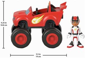 img 3 attached to Mattel Blaze and the Monster Machines GYD20 Flash and AJ Playset