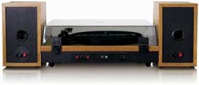 img 3 attached to 🎶 Lenco LS-300 Light Wood Vinyl Player: Premium Quality and Vintage Charm