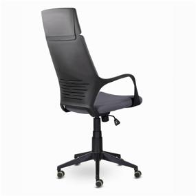 img 2 attached to 🪑 Brabix Prime EX-515 Office Chair | Textile Upholstery | Black